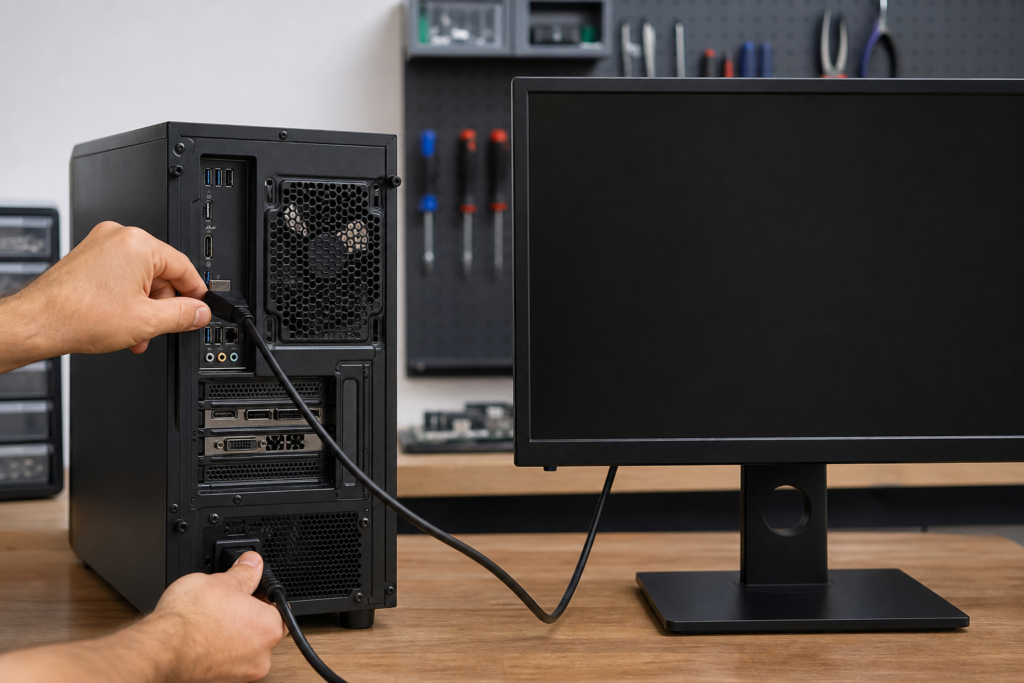 Black Screen After Power-On? Safe Display Checks Before Repair